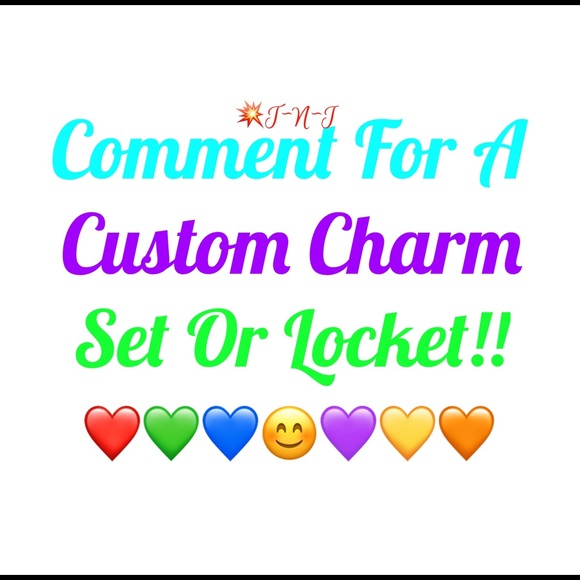 LC-#1 (4X) Letters & Numbers locket charms - Picture 7 of 7